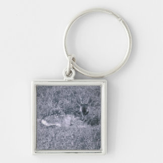 Sleeping Fawn Keychain