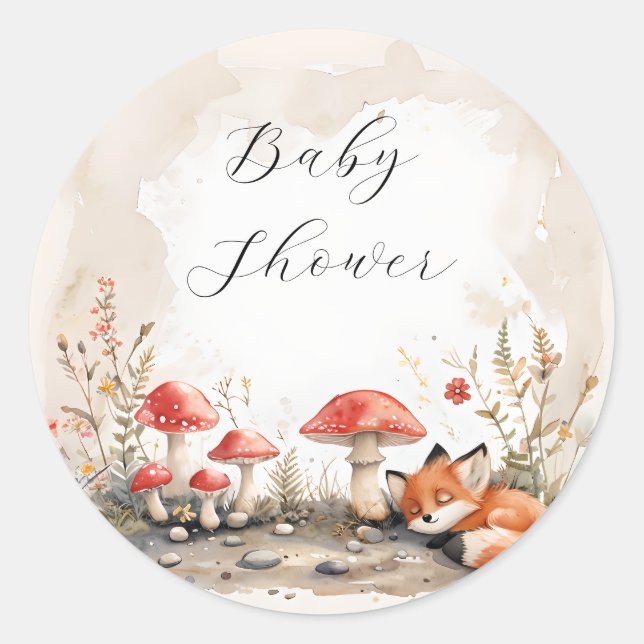 Sleeping Fox Envelope Seals (Front)