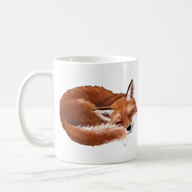 Sleeping Fox Mug (Left)