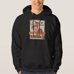 Sleeping Funny Animal Periodic Table Pj Napping Mo Hoodie