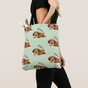 Sleeping German Shorthaired Pointer Dog Lover ZZZ Tote Bag