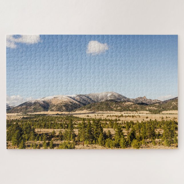 Sleeping Giant With Early Snow - 1014 piece Jigsaw Puzzle (Horizontal)