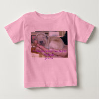 Sleeping Goldendoodle Puppy Scripture Infant Shirt