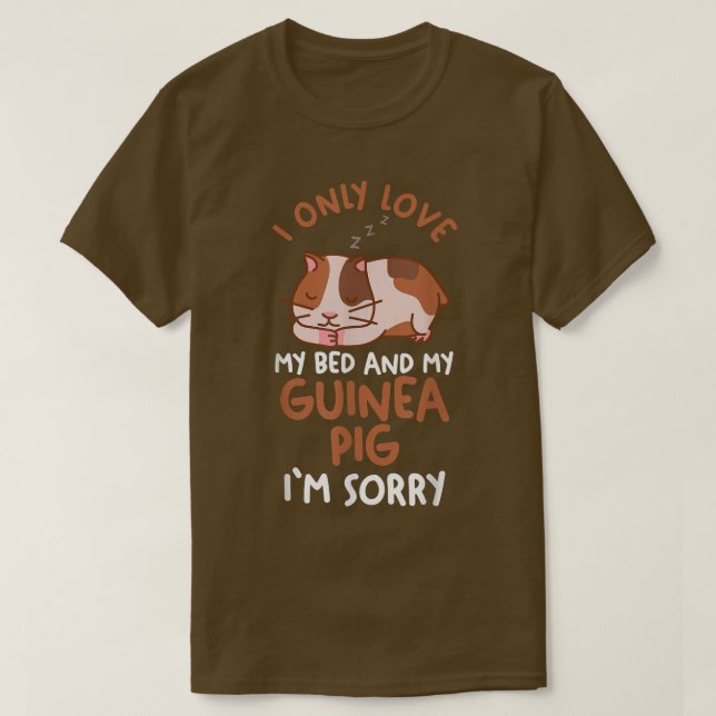 Sleeping Guinea Pig 5285  T-Shirt (Design Front)