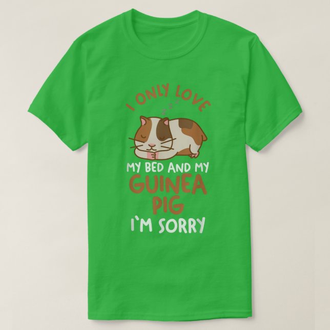Sleeping Guinea pig  T-Shirt (Design Front)