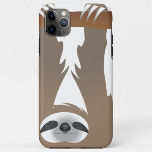 Sleeping Hanging Brown Sloth iPhone 11 Pro Max Case