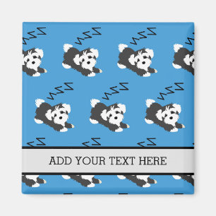 Sleeping Havanese Dog Animals Lover ZZZ Pet Owner Magnet