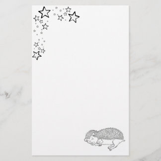 Sleeping Hedgehog Paper