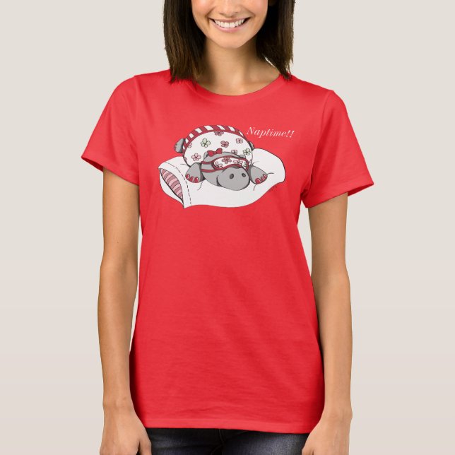 Sleeping Hippo T-Shirt (Front)