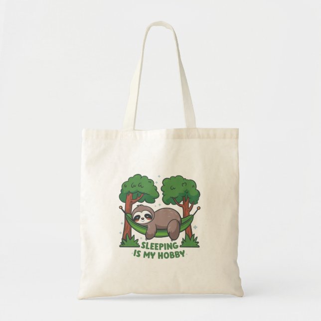  Sleeping is my hobby Tote Bag (Front)