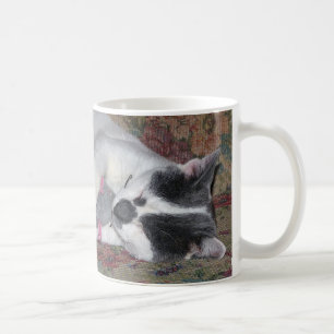 Sleeping Kitten Coffee Mug