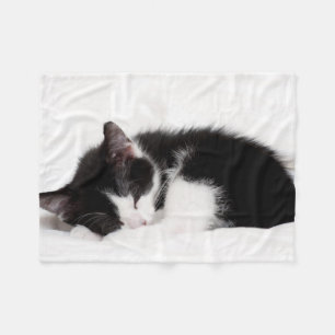 Sleeping Kitten Fleece Blanket