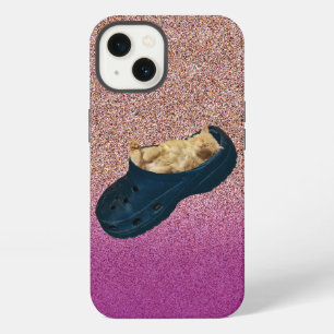 Sleeping Kitten In Croc Shoe, Iphone 13 Case