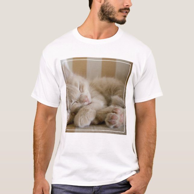 Sleeping Kitten T-Shirt (Front)