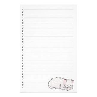 Cat Stationery Templates, Cat Custom Stationery Templates