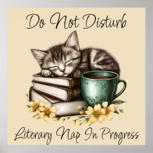 Sleeping Kitty Precious Kitty Poster