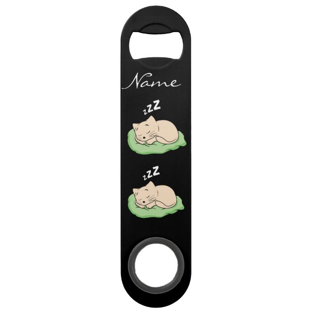 Sleeping Kitty Thunder_Cove Bar Key (Front)