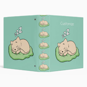 Sleeping Kitty Thunder_Cove Binder