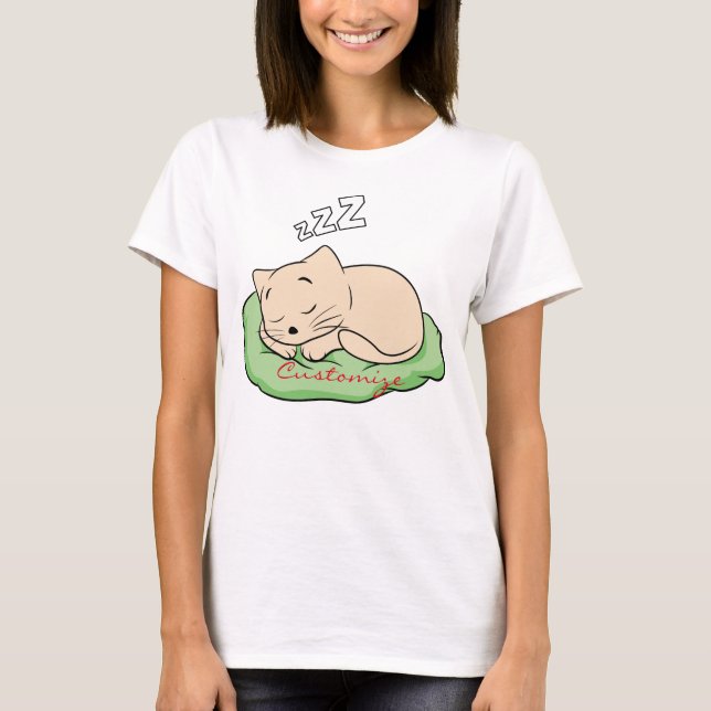 Sleeping Kitty Thunder_Cove T-Shirt (Front)
