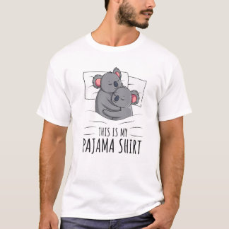 Sleeping Koala Lover Pajama T-Shirt
