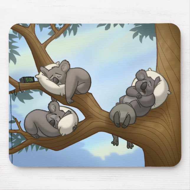Sleeping Koala Mousepad (Front)