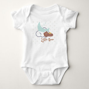 Sleeping Little Bear On the Cloud Kid T-Shirt Baby Bodysuit