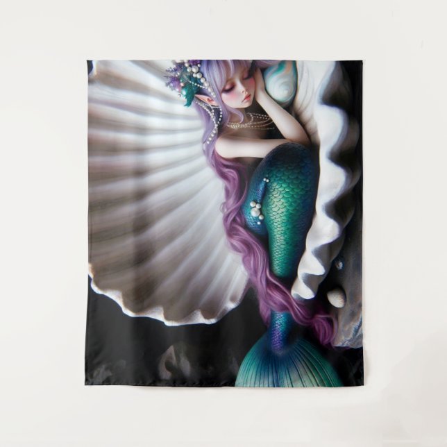 Sleeping Meraid Tapestry (Front)