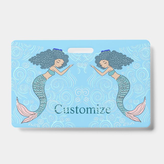 Sleeping Mermaid Thunder_Cove Badge (Front)