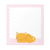 Sleeping Orange Tabby Cat