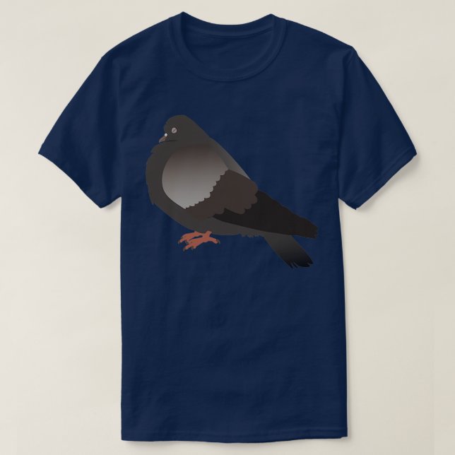 Sleeping Pigeon 1 T-Shirt (Design Front)