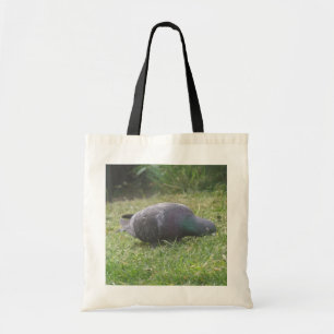 Sleeping Pigeon Tote Bag