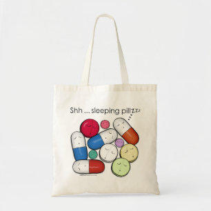 Sleeping Pills-Medication Tote Bag