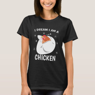 Sleeping Pj Pajama Top I Dream I Am A Chicken