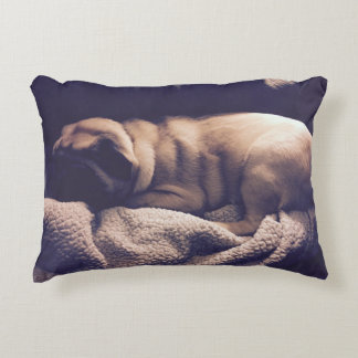 Sleeping Pug Pillow