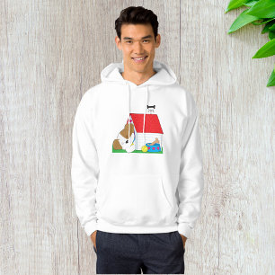 Sleeping Puppy Dog House Cute Pet Hoodie