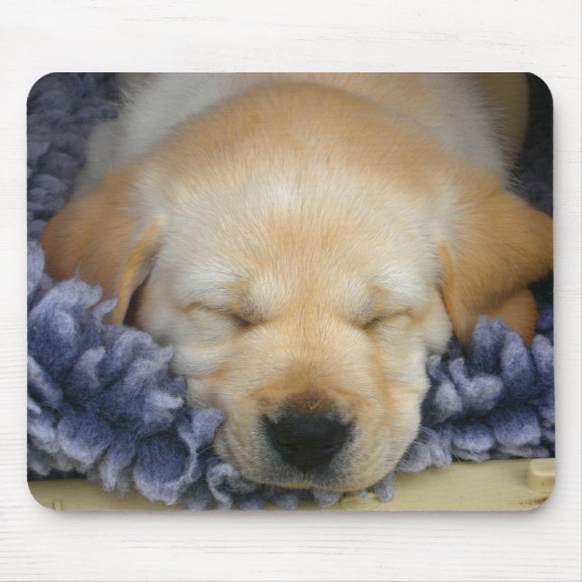 Sleeping Puppy Mouse Pad (Front)
