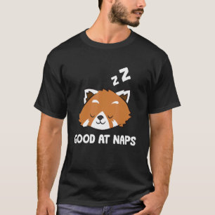Sleeping Red Panda Good At Naps Napping Red Panda T-Shirt