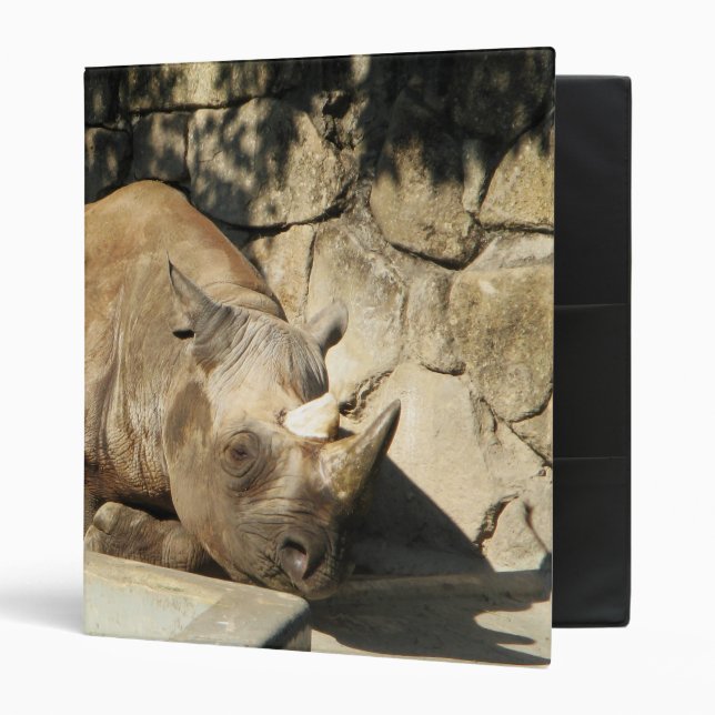 Sleeping Rhino Binder (Front/Inside)