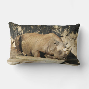 Sleeping Rhino Lumbar Pillow