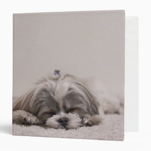 Sleeping Shih tzu Binder, Sleeping Dog Binder