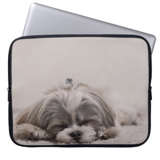 Sleeping Shih tzu Laptop Sleeve, Sleeping Dog Laptop Sleeve