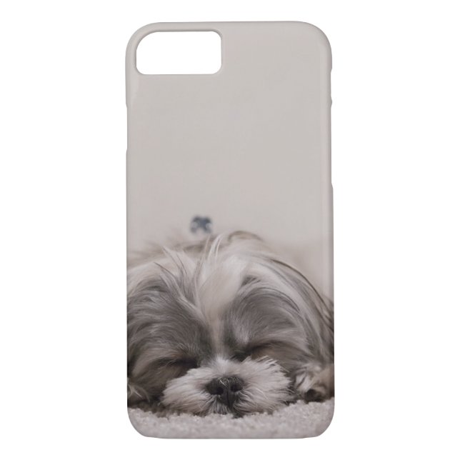 Sleeping Shih tzu Phone Case, Sleeping Dog Case-Mate iPhone Case (Back)