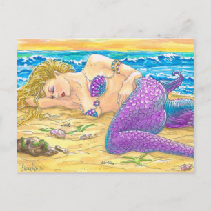 Sleeping Siren Postcard