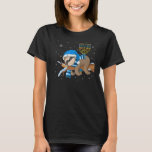 Sleeping Sloth Menorah Hanukkah Chanukah Animal Je T-Shirt<br><div class="desc">Sleeping Sloth Menorah Hanukkah Chanukah Animal Jewish</div>