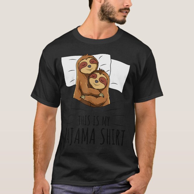 Sleeping Sloth T-Shirt (Front)