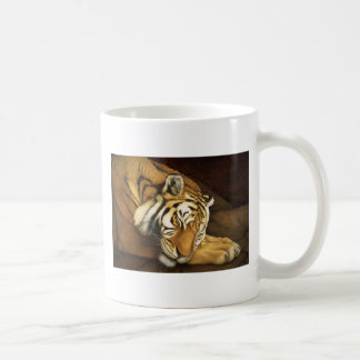 sleeping tiger coffee mug