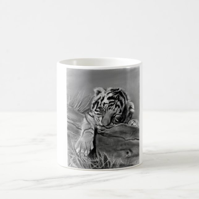  Sleeping Tiger cub Mug (Center)