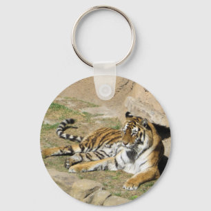 Sleeping Tiger Keychain