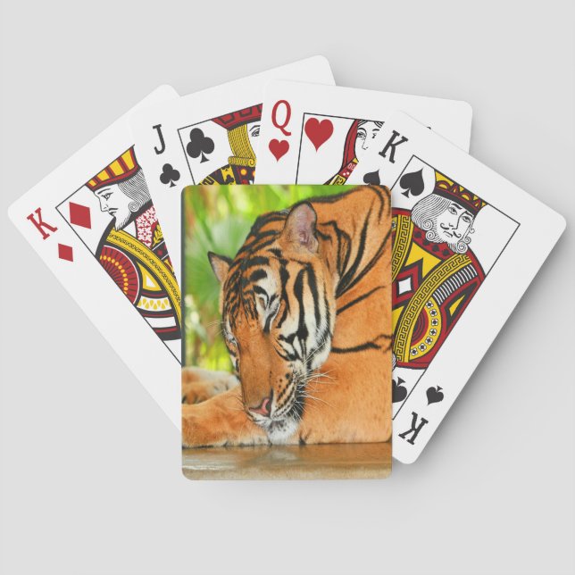 Sleeping Tiger Playing Cards (Back)