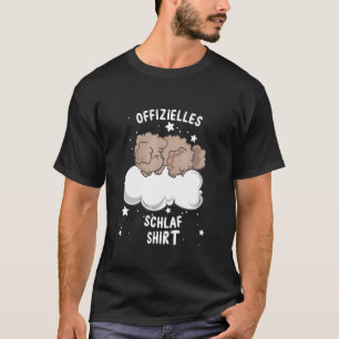 Sleeping Toy Poodle Pyjamas T-Shirt